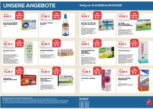 Prospekt Seite 2 mit Angeboten bis Ende Februar 2026