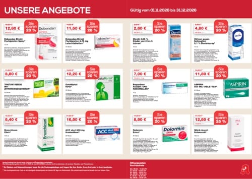 Prospekt Seite 2 mit Angeboten bis Ende Dezember 2026